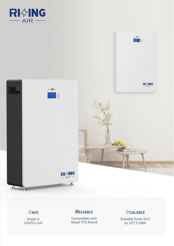 Baterie litowe 10Kwh 20Kwh do przechowywania energii słonecznej ze ścianą zasilającą BMS